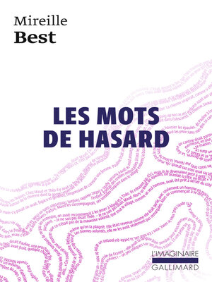 cover image of Les mots de hasard